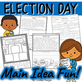 Election Day Activities for Main Idea and Details