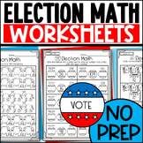 Election Day Math Worksheets Review Voting Day