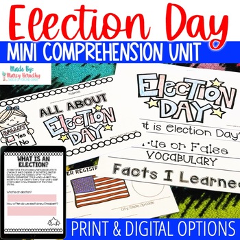 Preview of Election Day - Mock Election & Voting Activities