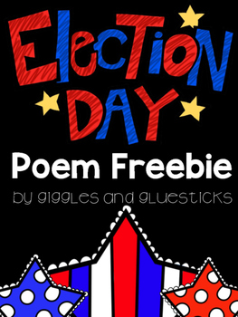 Preview of Election Day Poem Freebie