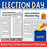 Election Day Reading Comprehension Passages + Questions  •