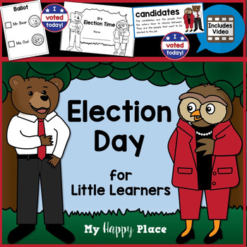 Preview of Election Day: Video E-Book and Printables Pack
