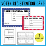 Election Day | Voter's Registration Card Printable Templat