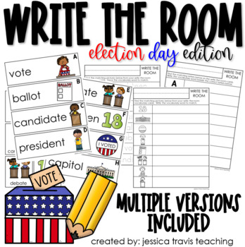 Preview of Election Day Write the Room (FREEBIE)