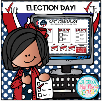 Preview of Interactive Google Slides for Election Day for the Primary Child