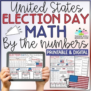 Preview of Election Day in the United States Math By the Numbers Activity