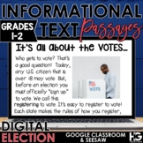 Election Digital Reading Passages | Google Forms and Seesaw