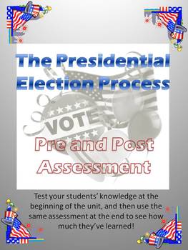 Preview of Election Pre and Post-Assessment