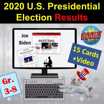 Preview of Election RESULTS | Boom Cards | 2020 US Presidential Election | Biden | Video