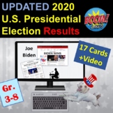 Election RESULTS UPDATED | Boom Cards | 2020 US Presidenti