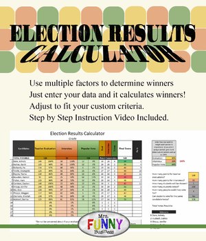 Preview of Election Results Calculator - Student Government
