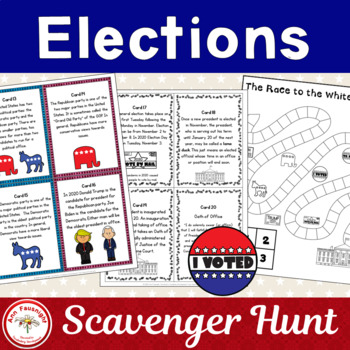 Preview of Election Scavenger Hunt