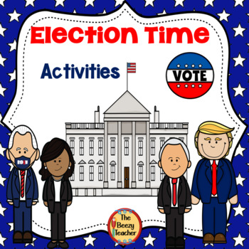 Preview of Election Time Activities | Math | Writing | Drawing | Design | Awards