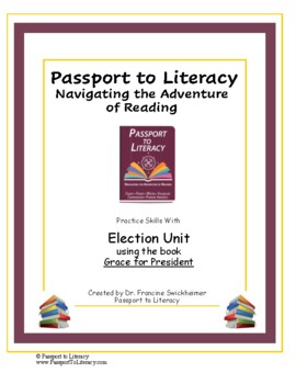Preview of Election Unit using book "Grace for President"
