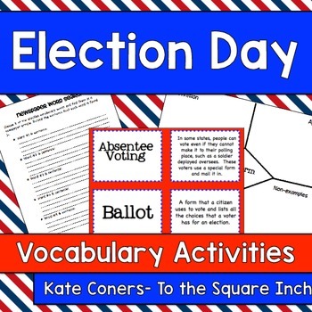 Preview of Election Day Vocabulary