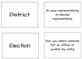 Election Vocabulary Matching Cards