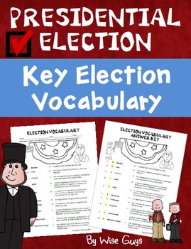 Preview of 2020 Presidential Election Vocabulary Activity