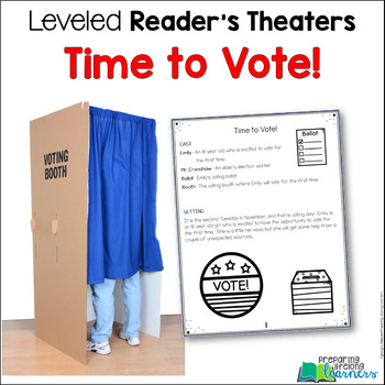 Preview of Election/Voting Leveled Reader's Theater {FREE}