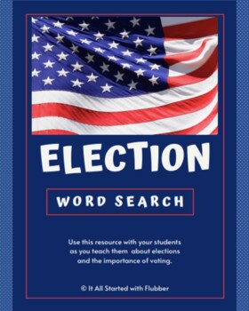 Preview of Election Word Search - FREE