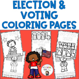 Vote Coloring Page Worksheets Teaching Resources Tpt