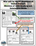 Election of 1800 Reading and Interactive Notes