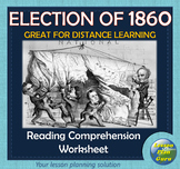 Election of 1860 Reading Comprehension Activity | Google A