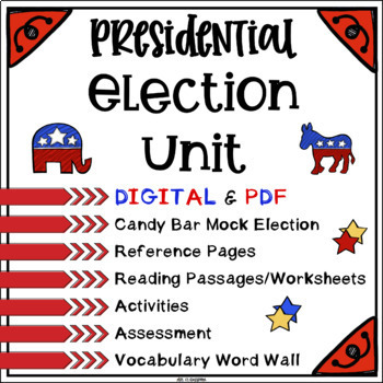 Preview of Election - President of the United States - DIGITAL & PDF - Distance Learning