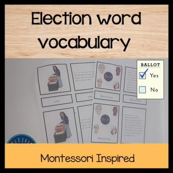 Preview of Election words vocabulary