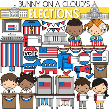 Preview of Elections Clipart by Bunny On A Cloud