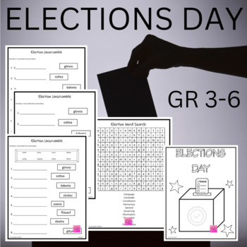 Preview of Elections Day Worksheets