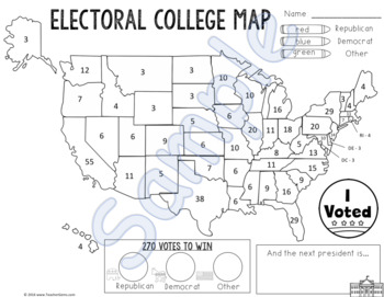 Election 2020 Fun Pack - Venn Diagrams, Writing Pages, Electoral ...