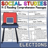 Elections Social Studies Reading Comprehension Passages K-2