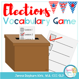 Elections: Vocabulary Receptive/Expressive Language Game