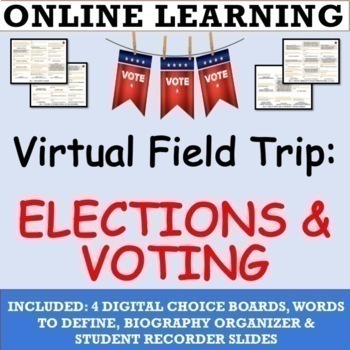 Preview of Elections & Voting Virtual Field Trip | Government Civics Digital Resource