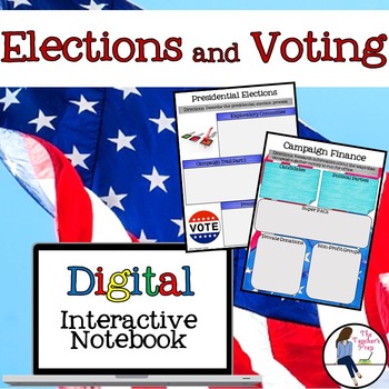 Preview of Elections and Voting Interactive Notebook for Google Drive