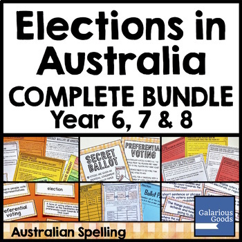 Preview of Elections in Australia Bundle - Australian Government