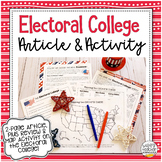 Electoral College Article & Map Activity | Civics & Americ