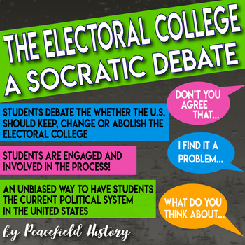 Preview of Electoral College Debate Should the U.S. keep the Electoral College? Socratic