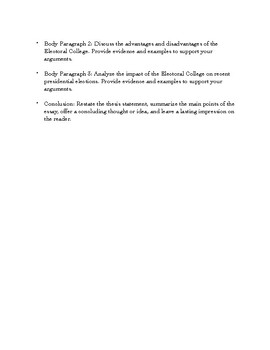 electoral college essay pdf