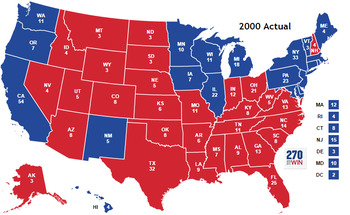 Preview of Electoral College Lesson (2000 Presidential Election)