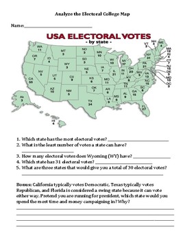 Preview of Electoral College Map