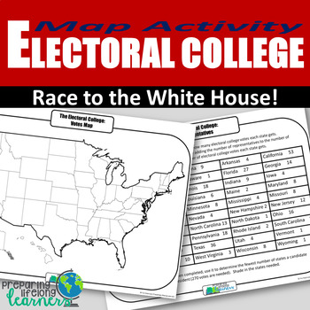 Preview of Electoral College Map Activity