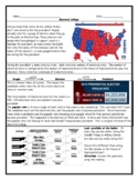 Electoral College Worksheet: Reading with Questions and Answer Key