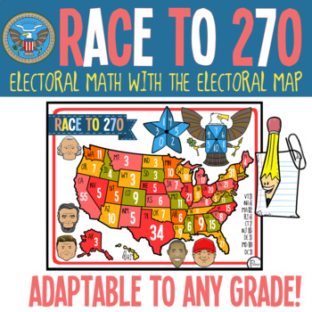 Preview of Electoral Map Math: Race to 270!