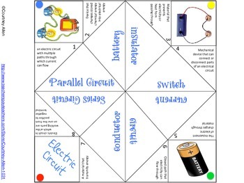 Preview of Electric Circuit Cootie Catcher