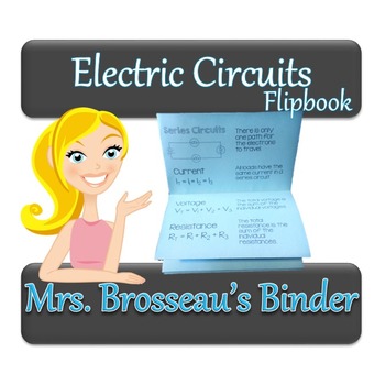 Preview of Electric Circuit Flipbook - Ohm's Law, Series, Parallel & Mixed Circuits