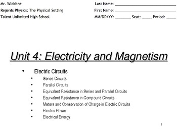 Preview of Electric Circuits