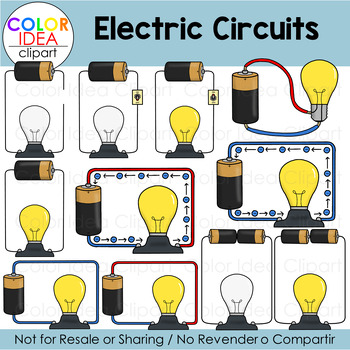 Preview of Electric Circuits Clip Art