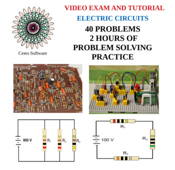 Preview of Electric Circuits - AP Physics 2 - Problem Solving Video Exam and Tutorial