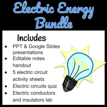 Preview of Electric Circuits Worksheets Bundle